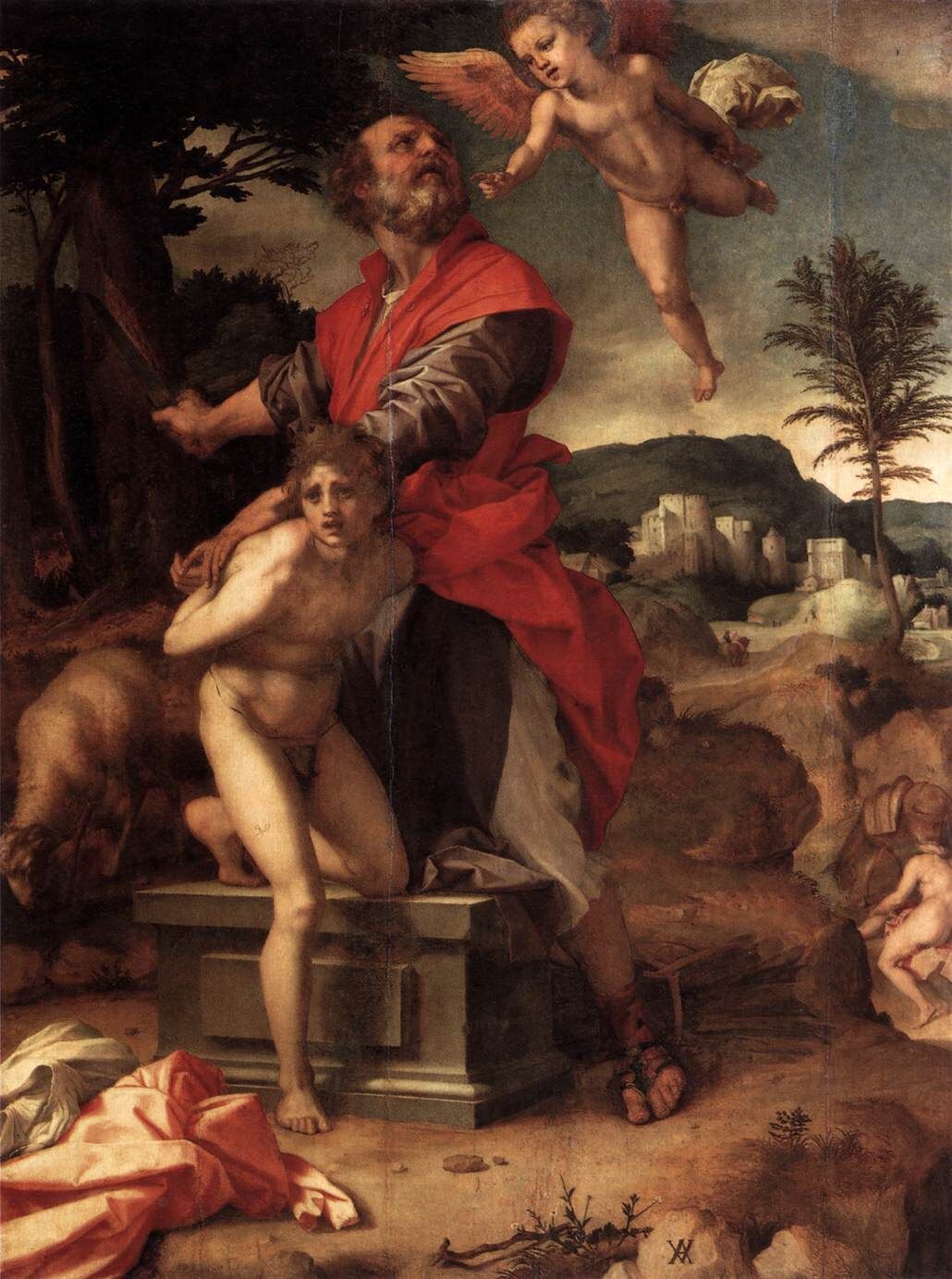 The Sacrifice of Isaac, Andrea del Sarto