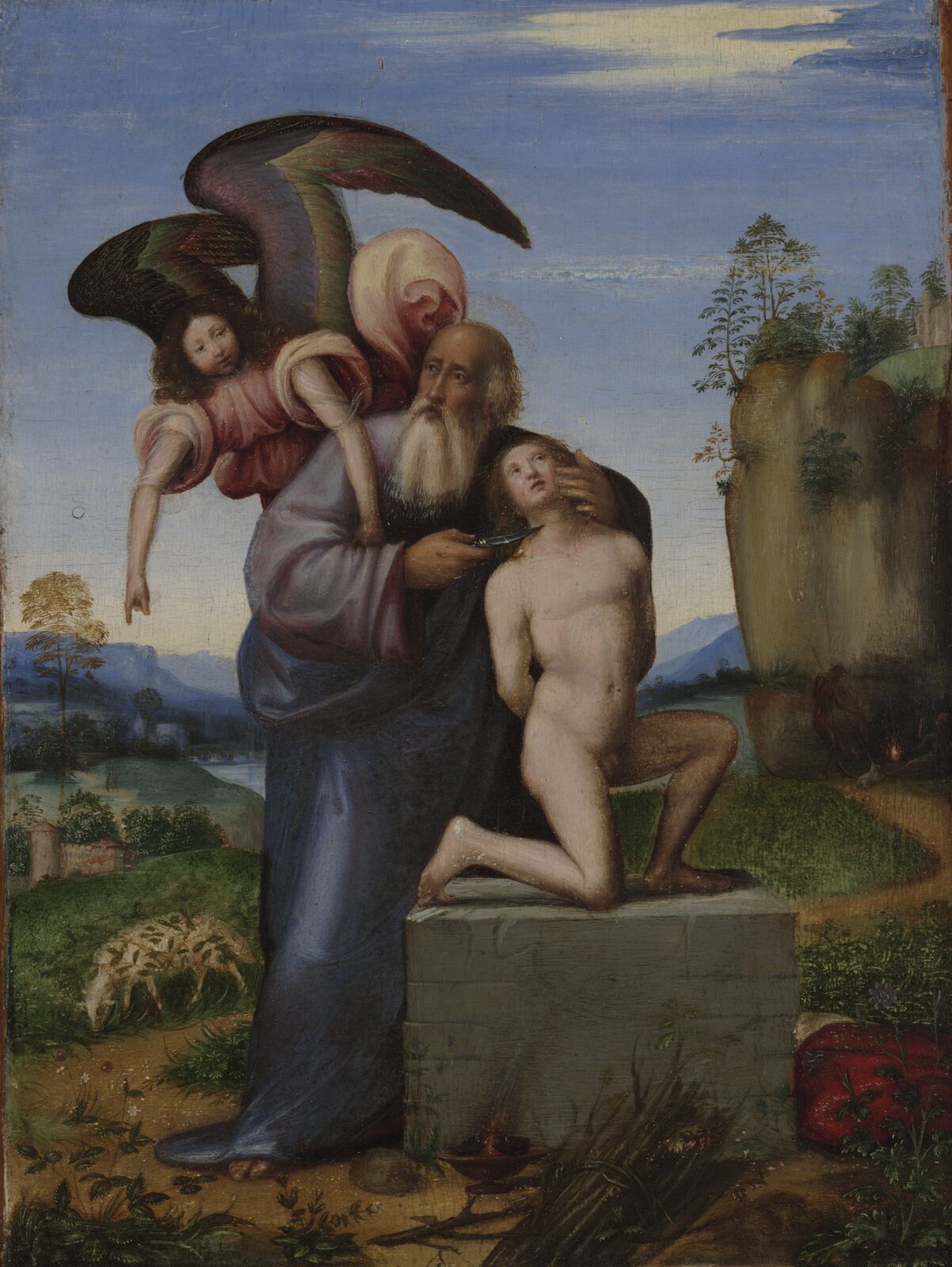 The Sacrifice of Isaac, Mariotto Albertinelli
